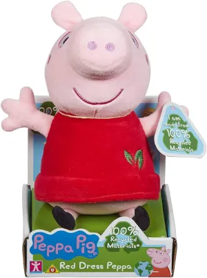 Medieval Knight High Quality Peppa Pig Eco Plush - Red Dress Peppa