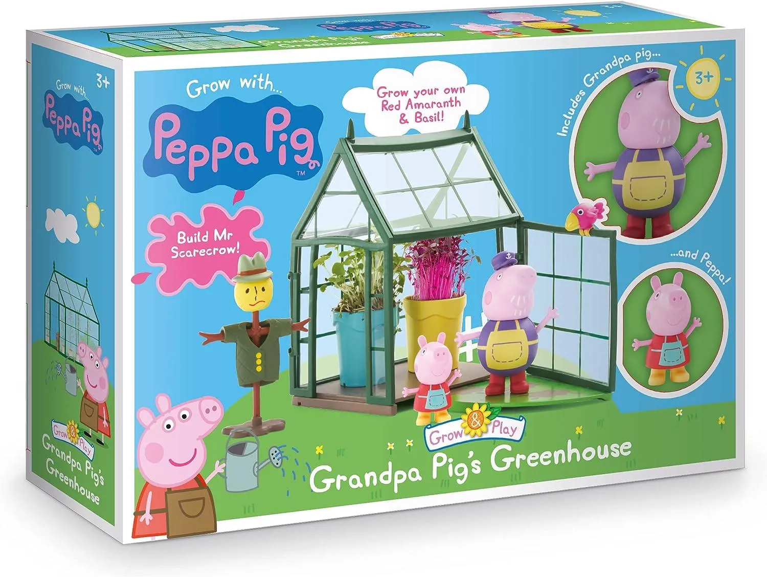 Articulated Joints Peppa Pig Grandpa Pig's Greenhouse Playset
