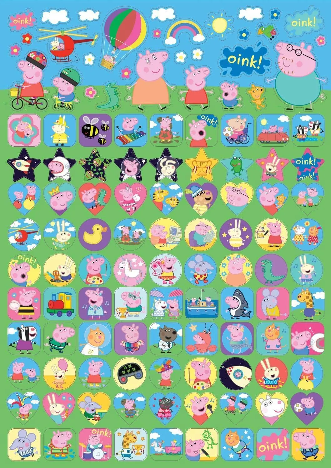 Peppa Pig Mega Sticker Pack Smart Toy Seasonal Favorite