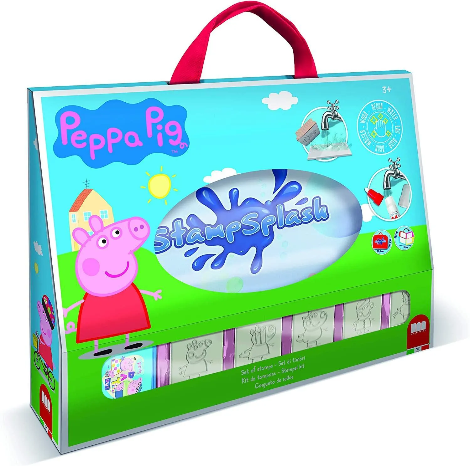 Secondary Market Peppa Pig Natural Wood Rubber Stamp Set