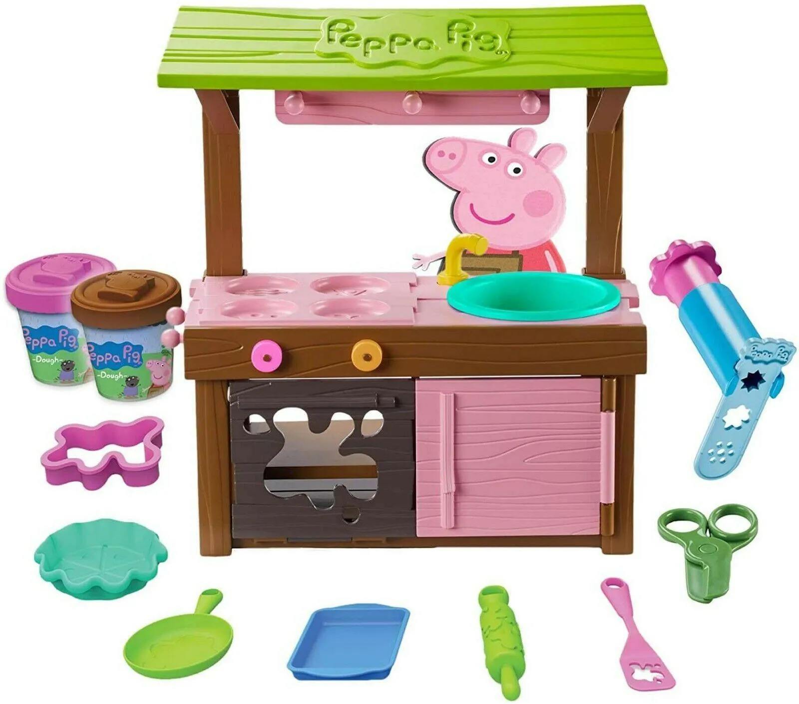 Hidden Gem Adventure Game Peppa Pig Peppa's Mud Kitchen Dough Set