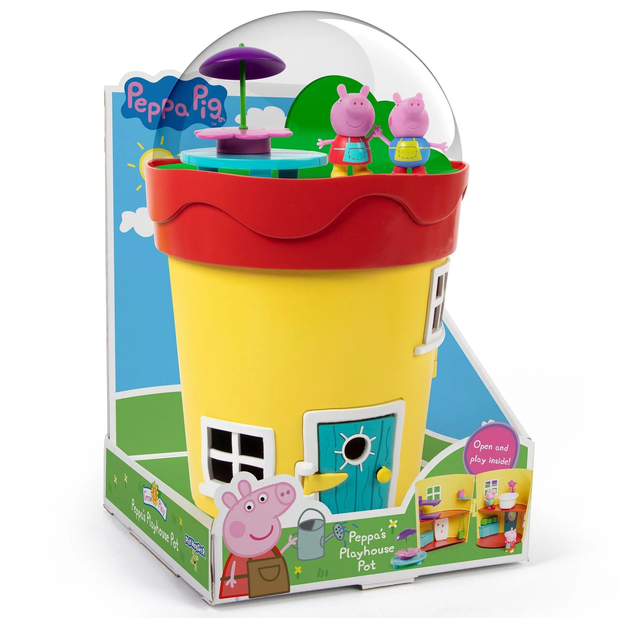 Farm Animal Posable Toy Peppa Pig Peppa's Playhouse Pot