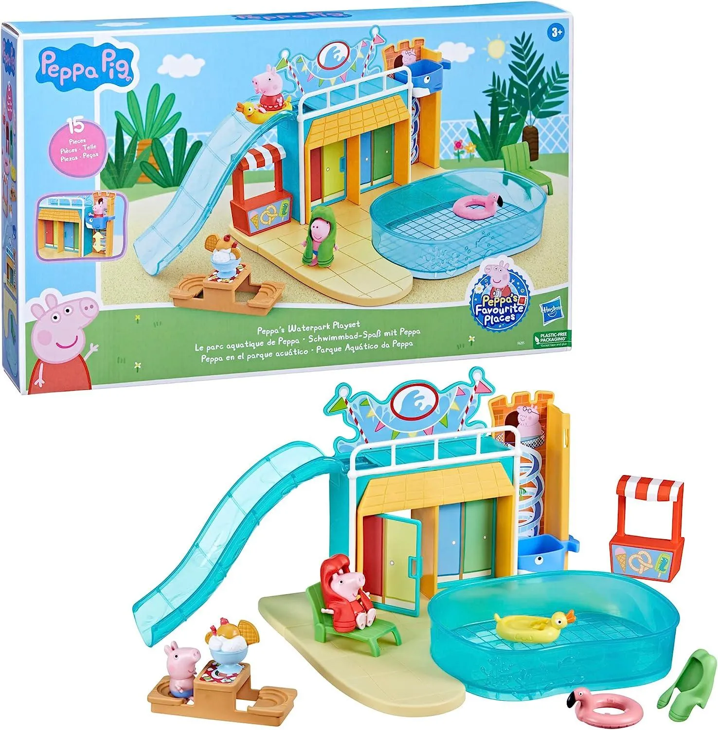 Staff Pick hand crafted Peppa Pig Peppa's Waterpark Playset