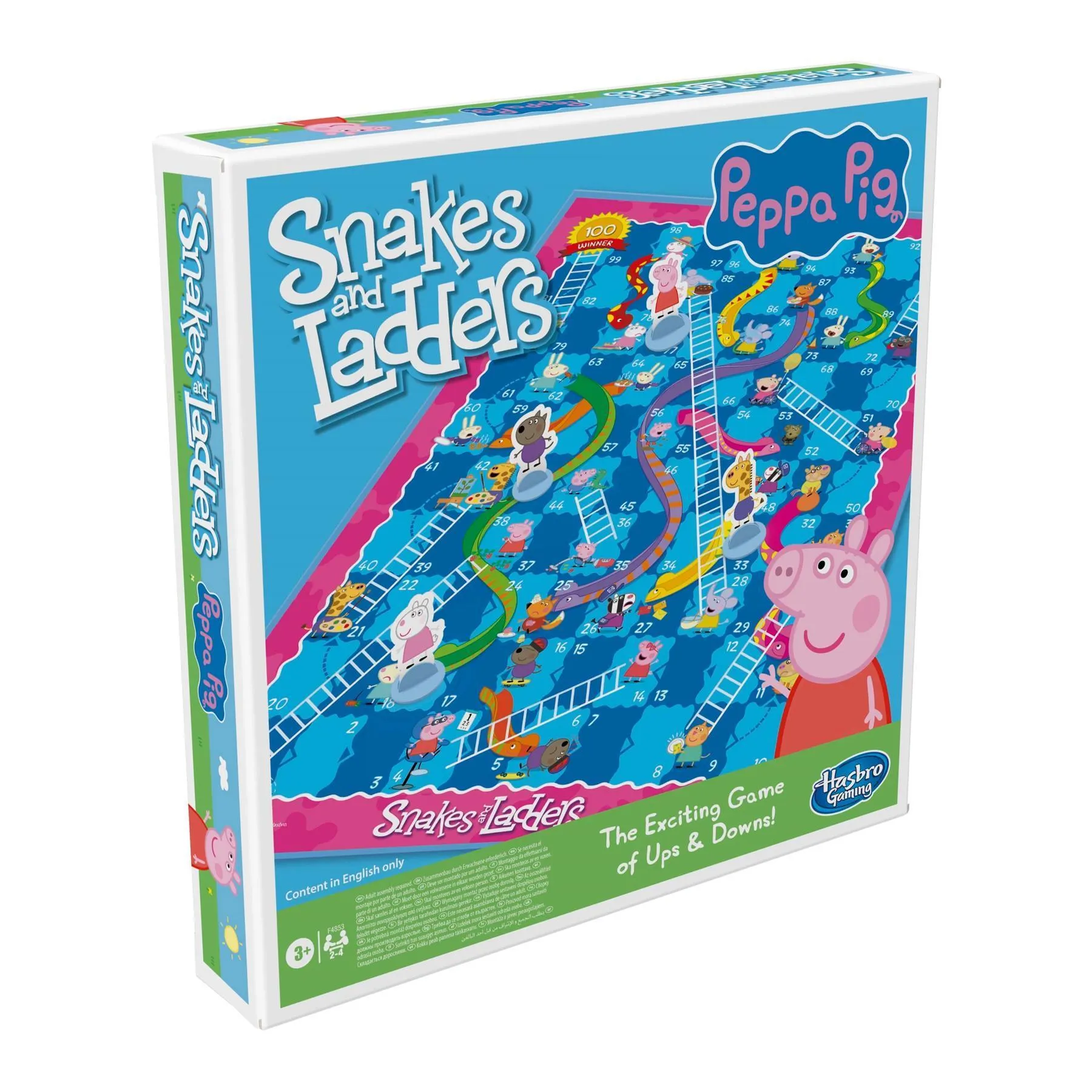 Buildable Figure Peppa Pig Snakes and Ladders Board Game