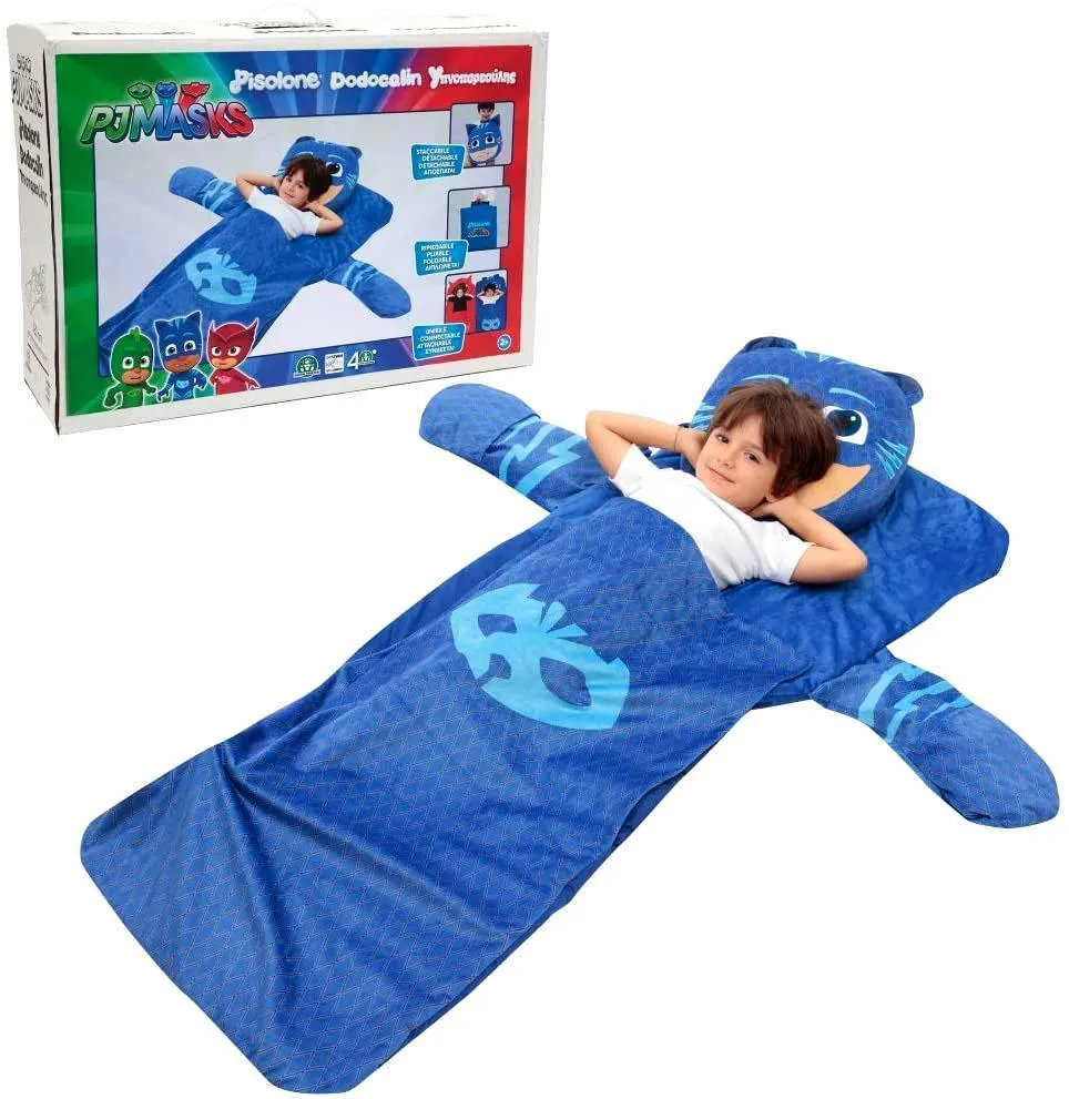 PJ Masks Chico Catboy Sleeping Bag with Pillow Handmade Sculpture