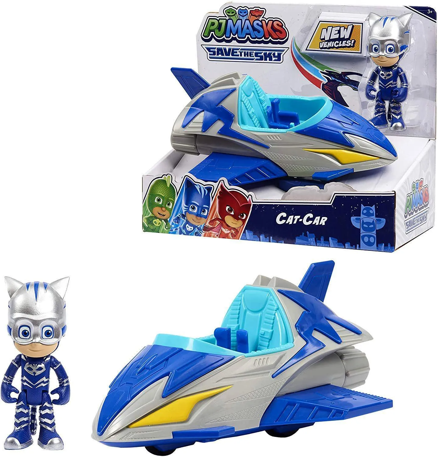 PJ Masks Core Plus Save The Sky Cat-Car Limited Hero