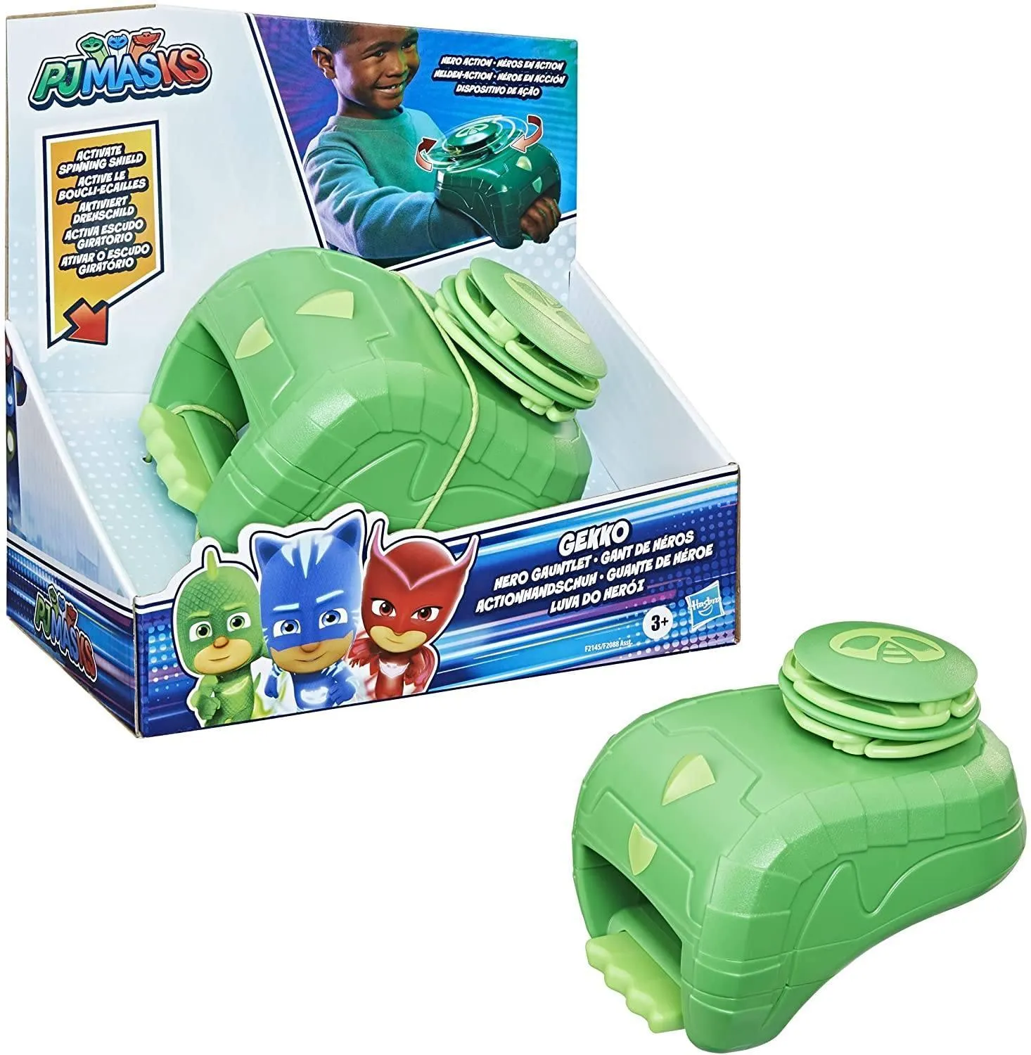Themed Decor PJ MASKS Hero Gauntlet with Spinning Gekko Shield