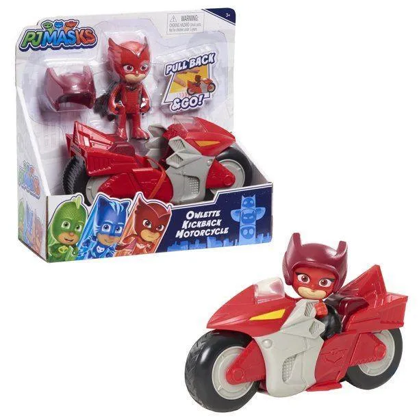 Community Pick Electronic Toy PJ Masks Kickback Motorcycles-Owlette 2 Piece Figure Set