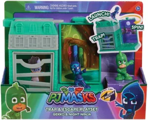 Landmark Replica Everyday Use PJ MASKS Night-Time Micros Trap & Escape Playset - Assortment
