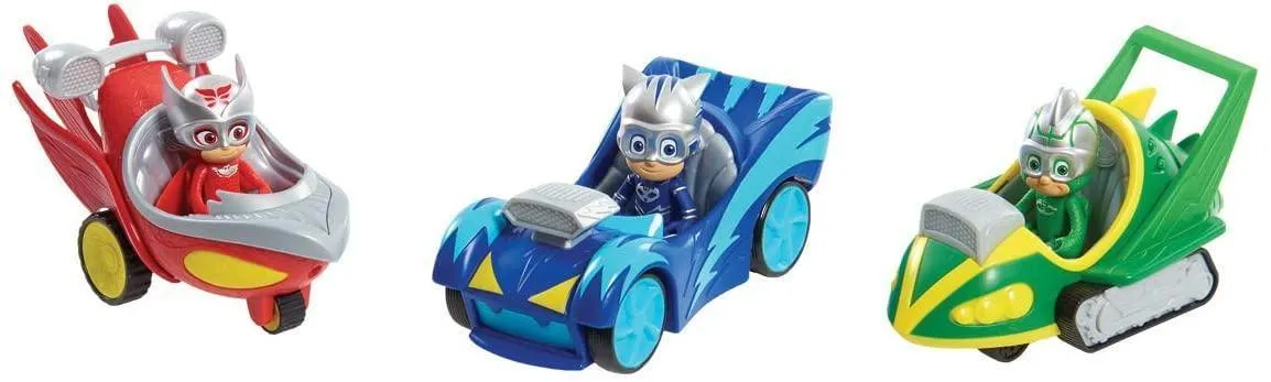 PJ Masks Speed Booster Vehicle & Figure - Owl Glider Branded Product Articulated Joints