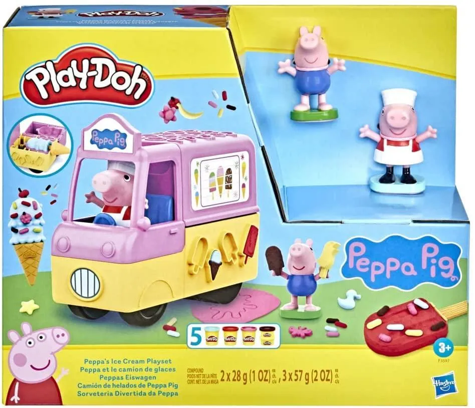 Interchangeable Part Play-Doh Peppas Ice Cream Playset