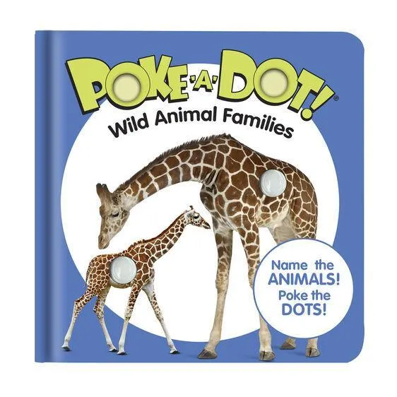 Melissa & Doug Poke-a-Dot - Wild Animal Families Book investment piece Leisure Activity