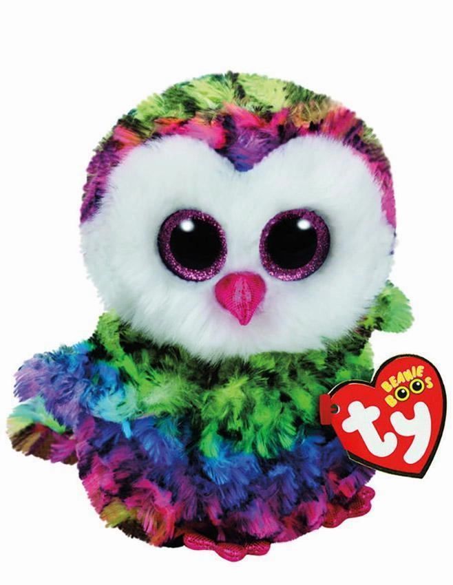 Ty Beanie Boo Owen Owl Plush 15cm Buildable Figure