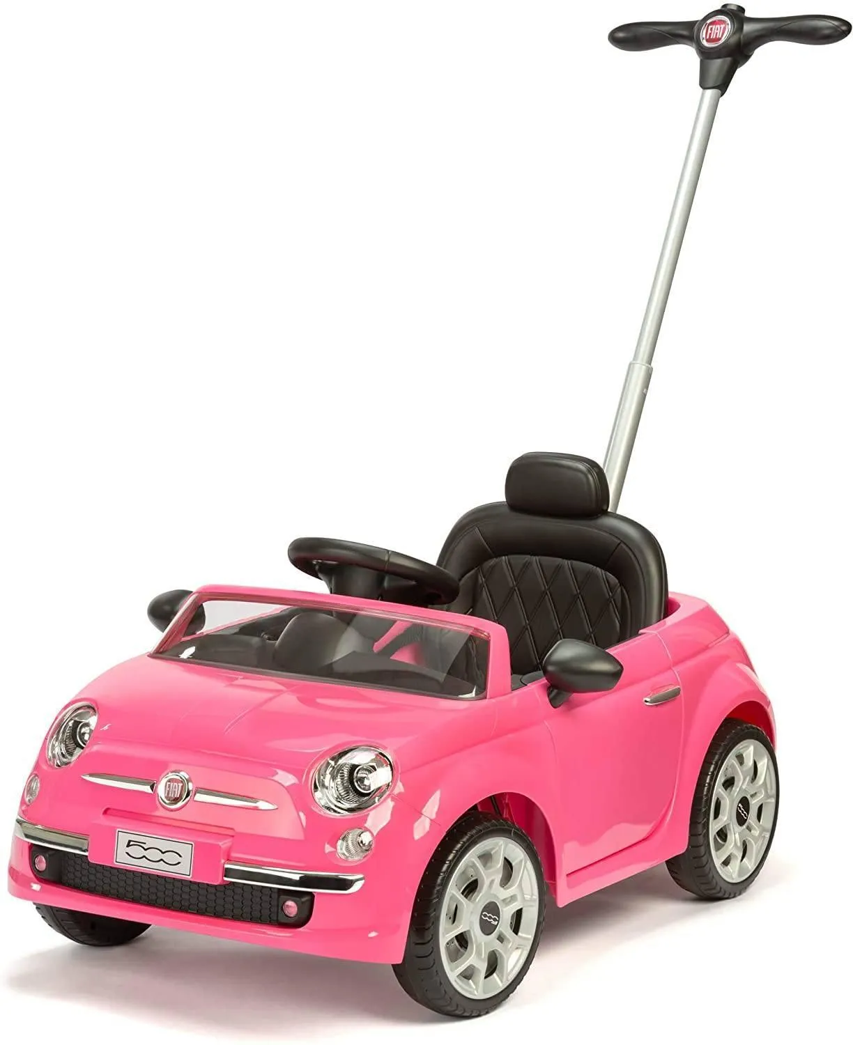 Robot Mecha XOOTZ Fiat Kids Ride-On Car, Official Fiat 500, Pink