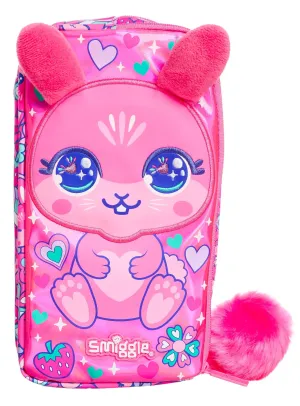Silicone Model SMIGGLE Budz Character Two Pocket Pencil Case - Pink