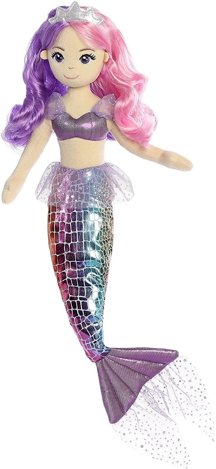 Miniature Hero Timeless Treasure AURORA World Sea Sparkles Mermaid Doll Sea Iris 18-inch