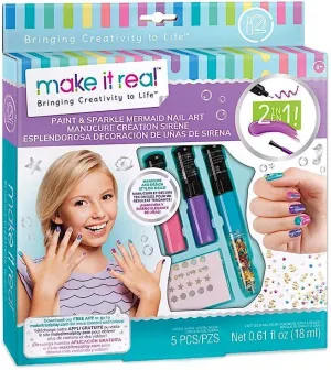 Make It Real - Paint & Sparkle Mermaid Nail Art Spa Stylized Art