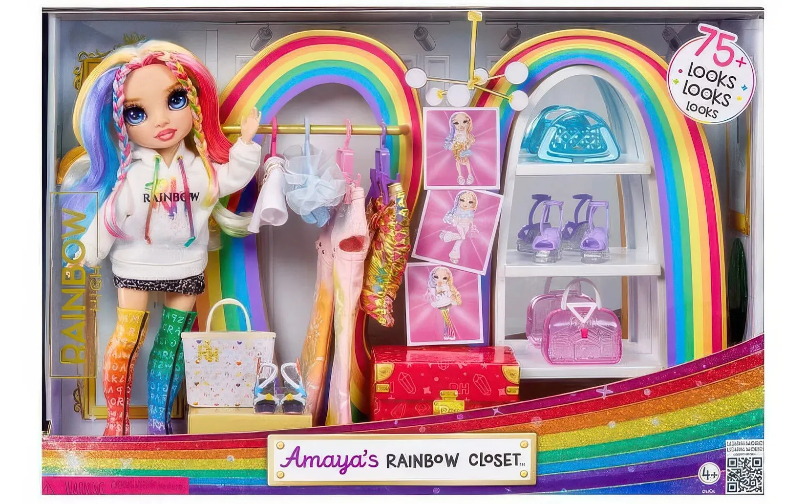 Rainbow High Amaya's Rainbow Closet Playset Art Figure