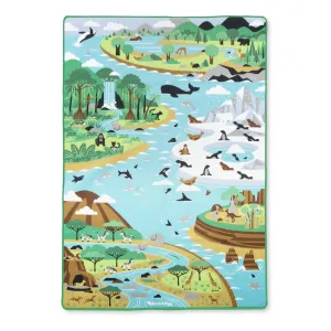 Veteran Designer Childhood Memory Melissa & Doug 15192 Jumbo Habitats Activity Rug