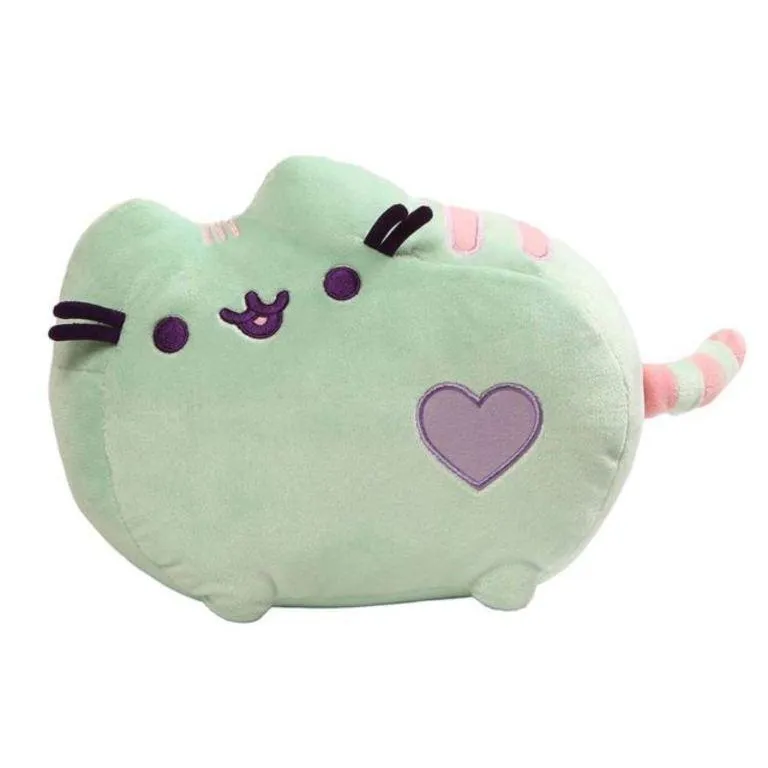 Small Guest Mini Attache Pusheen 4060003 Plush Toy, Medium Pastel Green