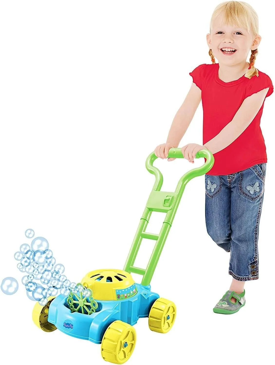 Anime Hero Action Toy Peppa Pig Bubble Mower Playset