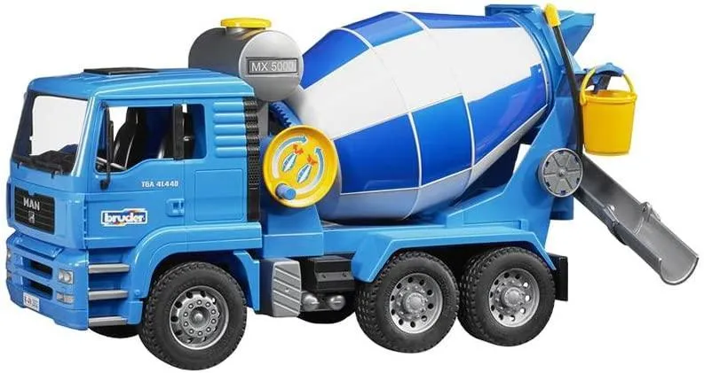 Posable Replica BRUDER 02744 MAN TGA Cement Mixer