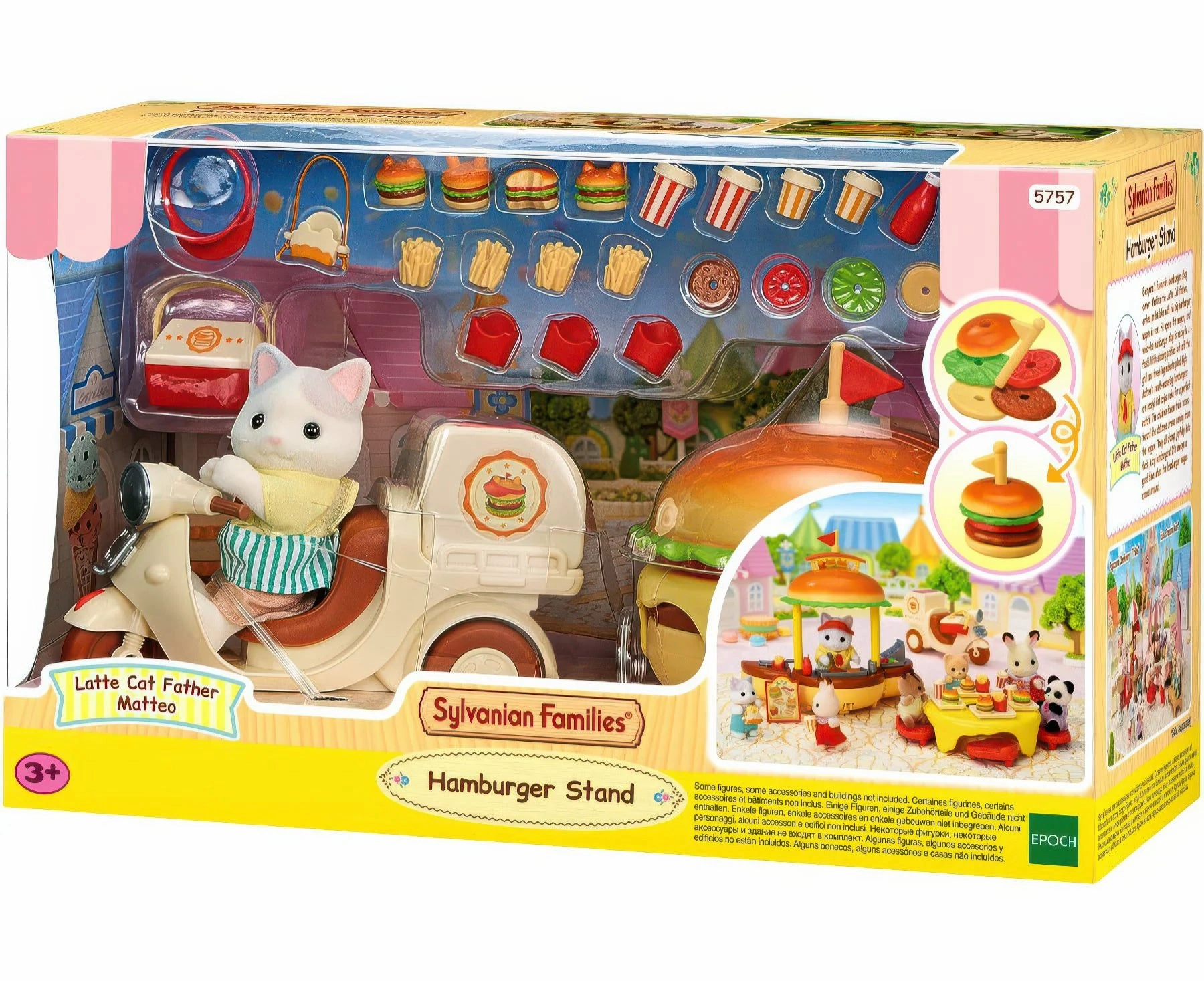Religious Figure Sylvanian Families 5757 Hamburger Stand