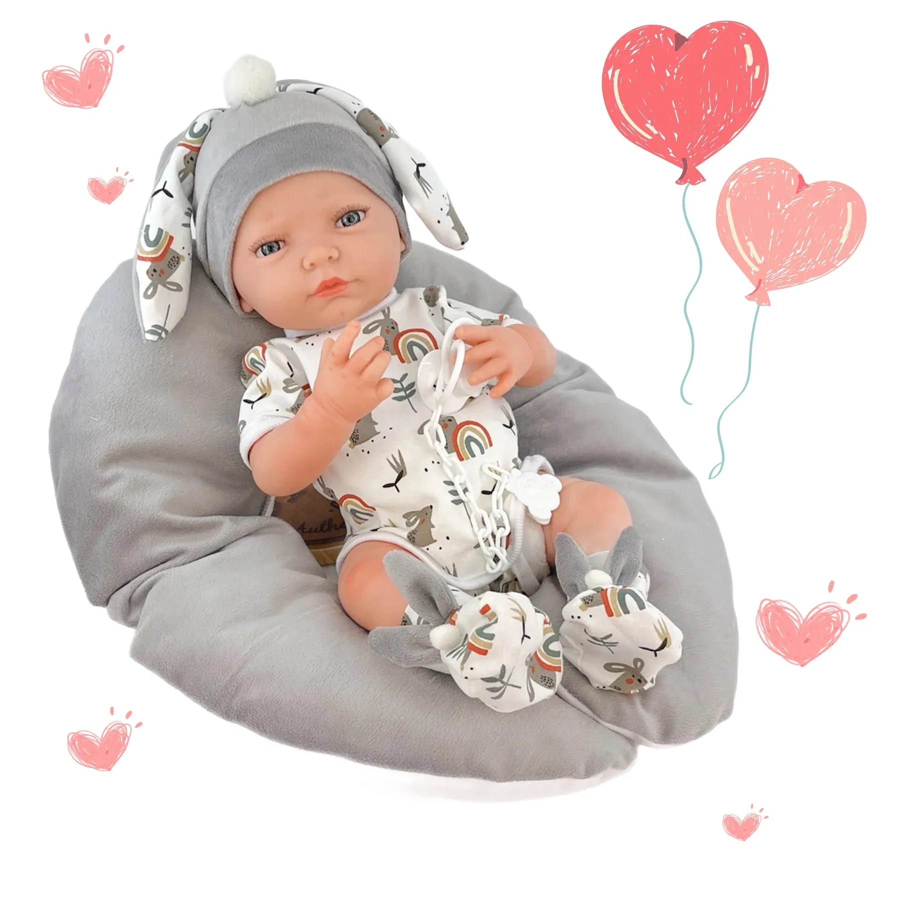 trade show Beginner Friendly Berjuan 8121 New Born Doll 45cm - Boy