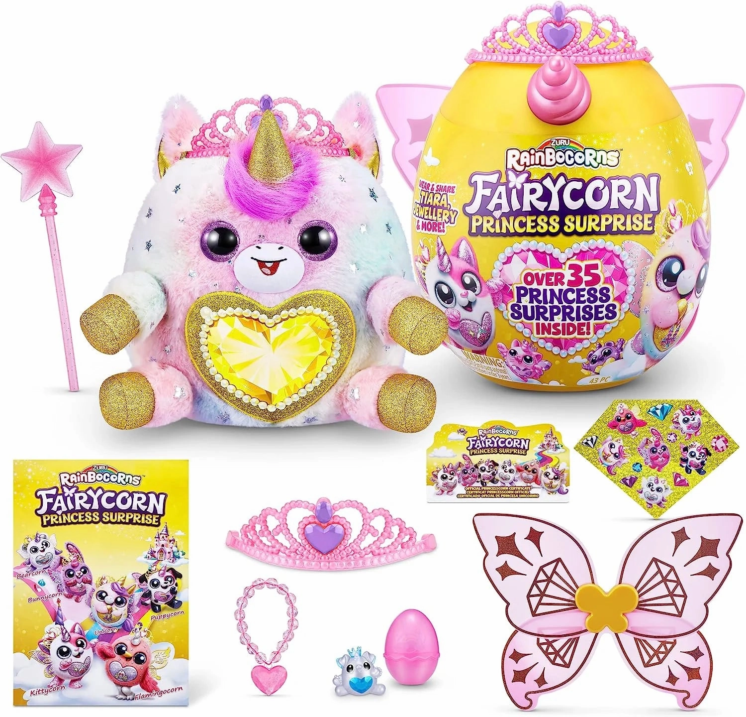 Rainbocorns Fairycorn Princess Surprise 9.5cm Unicorn by ZURU Generational Gift