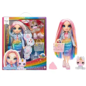 Ocean Animal Movie Model Rainbow High Amaya (Rainbow) with Slime Kit & Pet