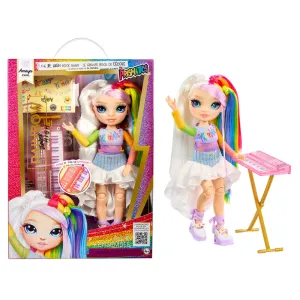 Press Worthy Cartoon Figure Rainbow High Jr High Rock Band - Amaya Rainbow 23cm Fashion Doll
