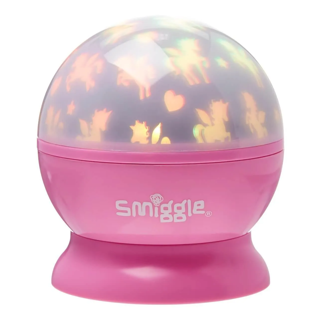 SMIGGLE 442209 Galaxy Light Colour Pink Ceramic Sculpture Farm Animal