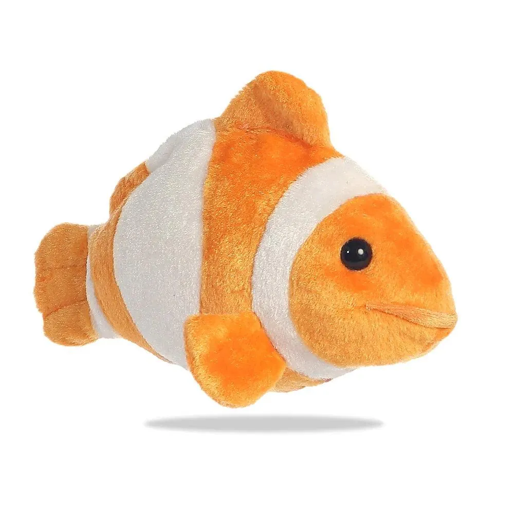 Fast shipping Small Sculpture AURORA 31727 Mini Flopsie - Clown Fish 20cm Soft Toy