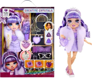 Regional Specialty Battery operated Rainbow High Crystal Fashion Doll - Violet