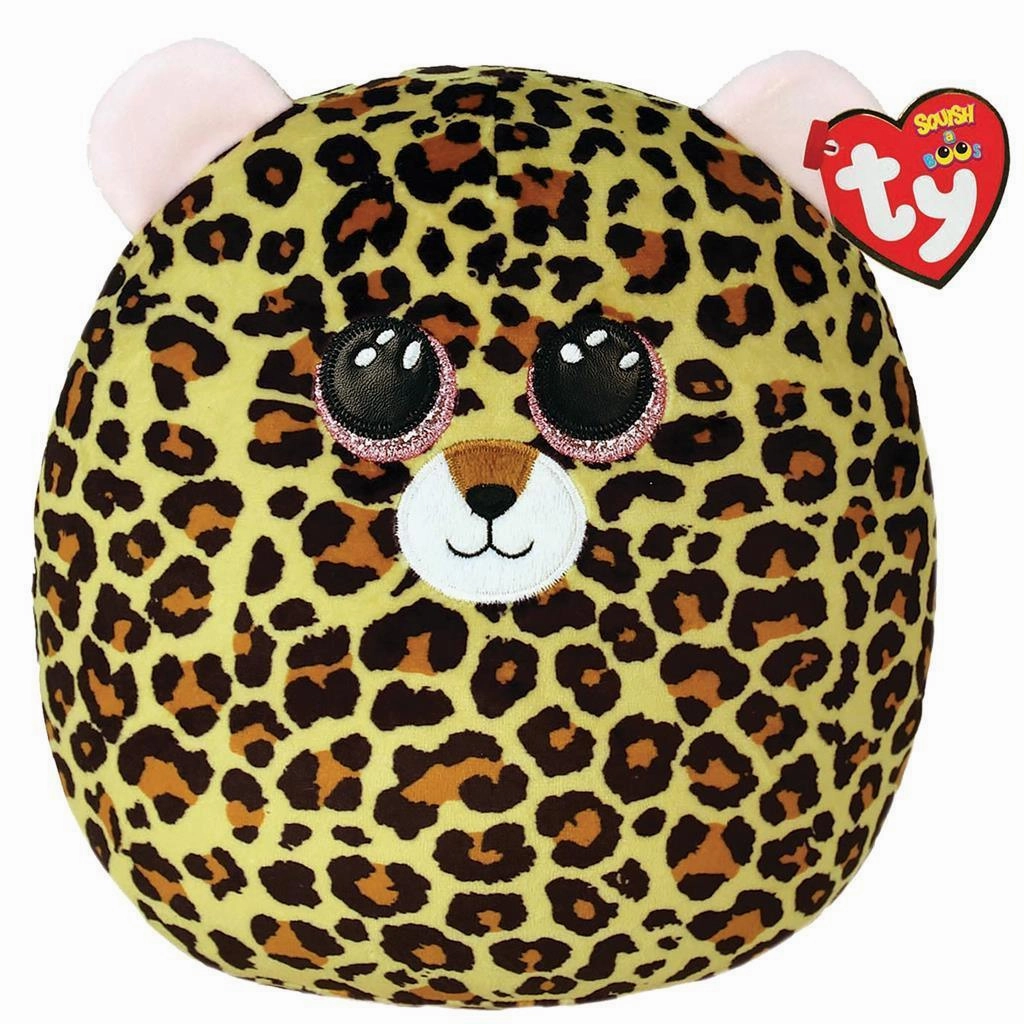 Balcony Decoration Ty Squish a Boo Livvie Leopard 31cm Cushion