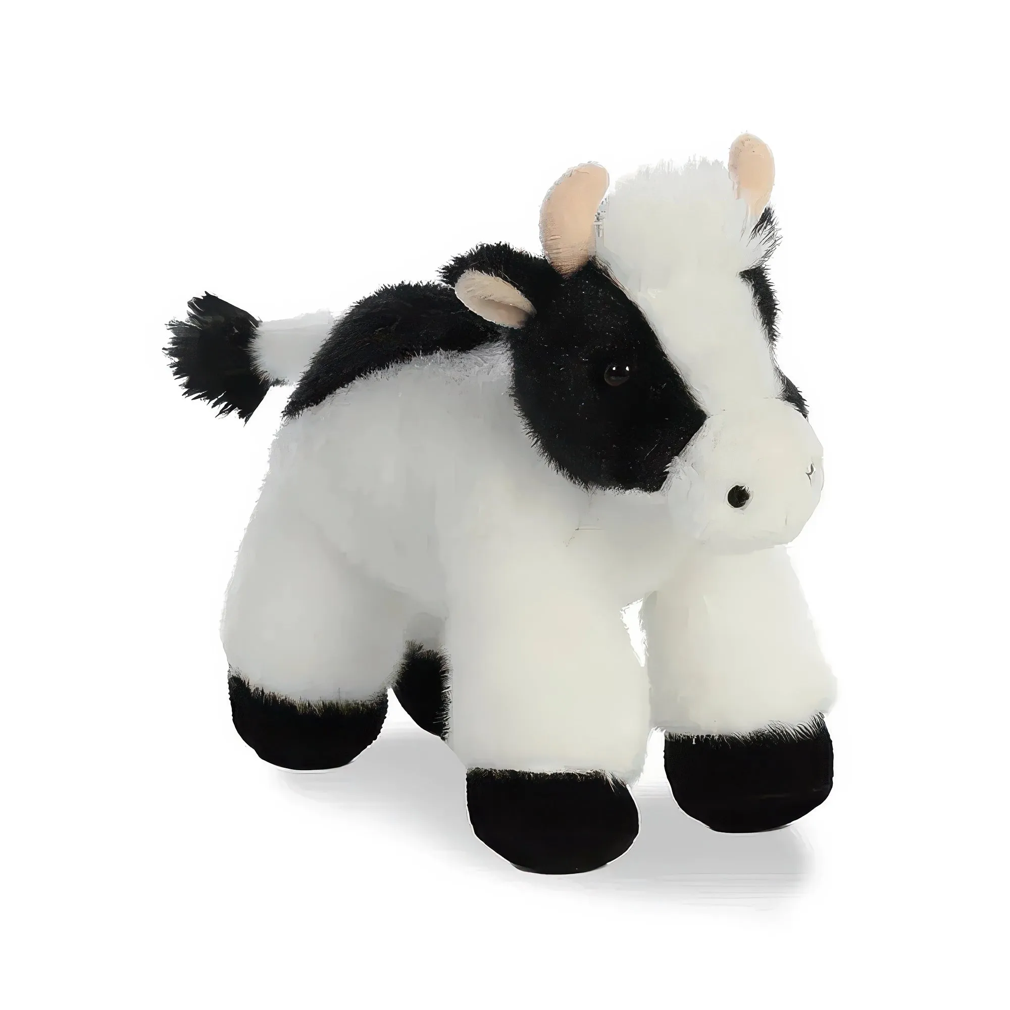Pearlescent Shine Mini Flopsies Mini Moo Cow Soft Toy