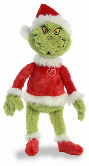 Santa Grinch 48cm Basket Worker
