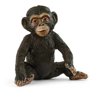 Schleich 14884 Chimpanzee Cub Toy Figure Roman Figure Award Winner