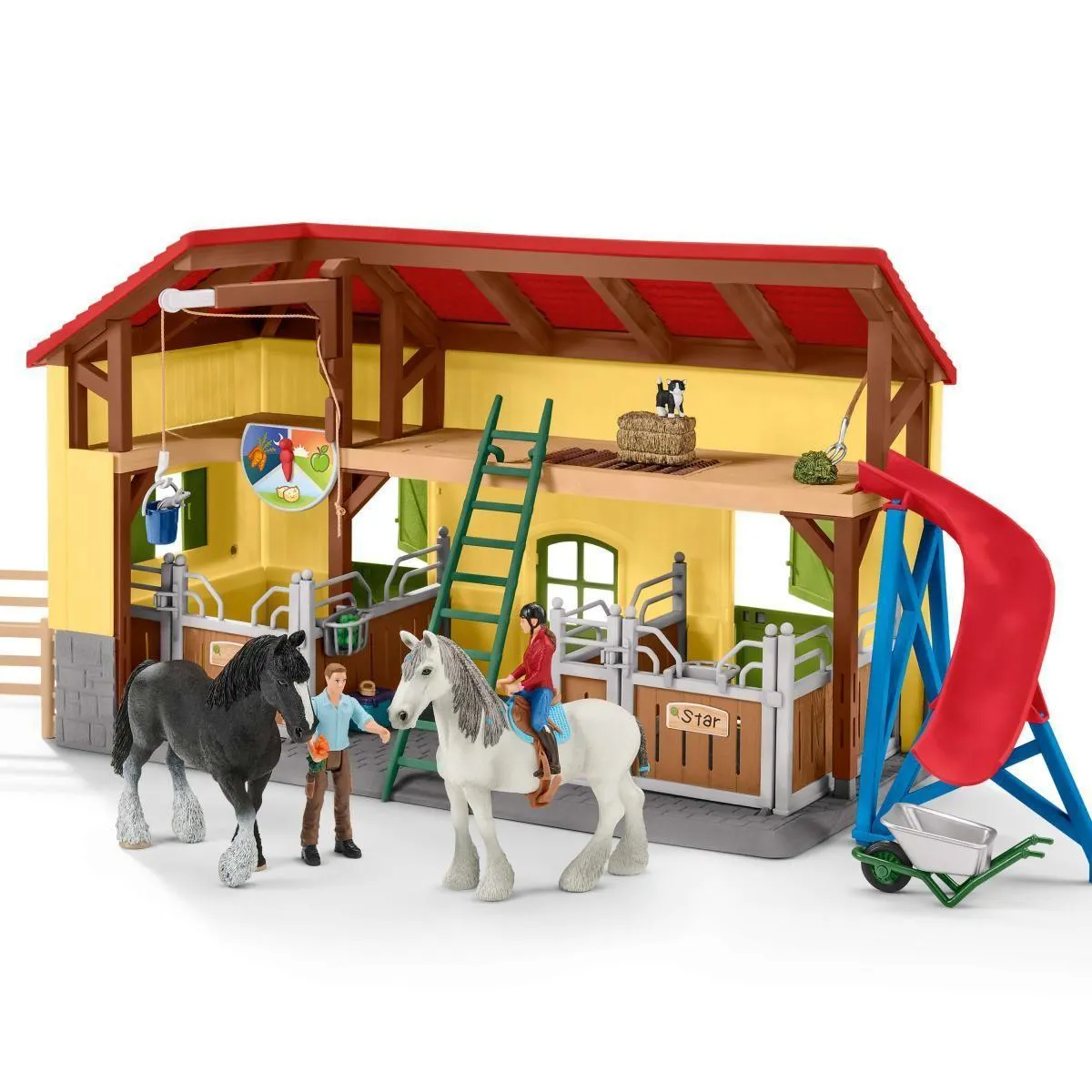 Schleich 42485 Rider Stable Playset Poseable Collectible