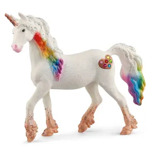 SCHLEICH 70727 Rainbow Love Unicorn Foal Diorama Accent Limited Toy
