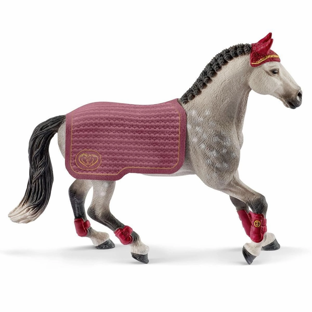 Schleich 42456 Horse Club Trakehner Mare Riding Tournament Generational Gift Premium Replica
