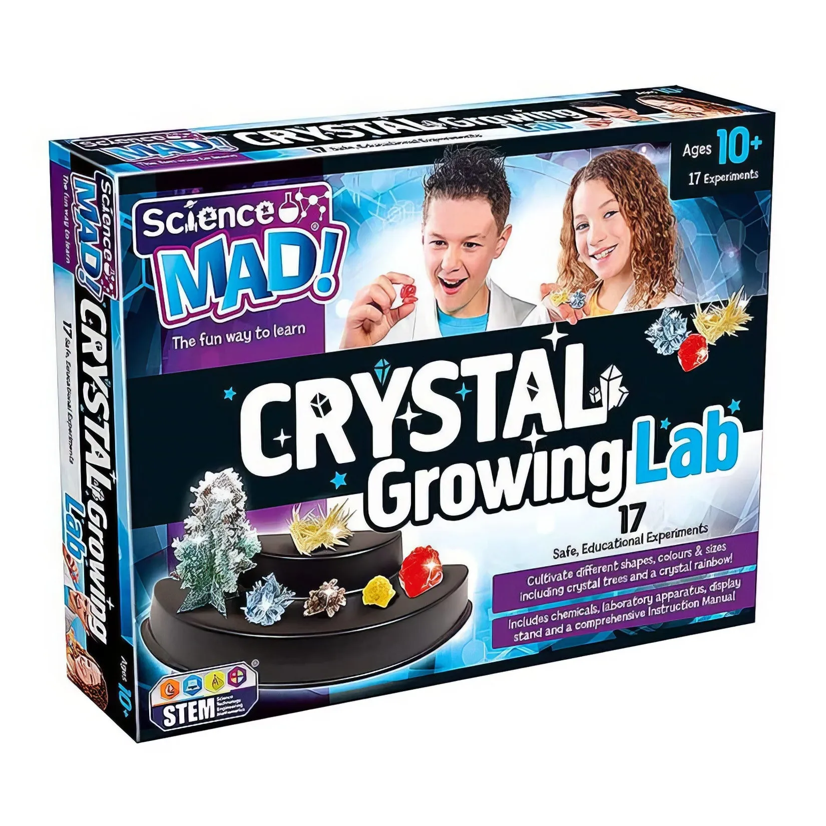 Science Mad Crystal Growing Lab Cute Collectible Historical Icon