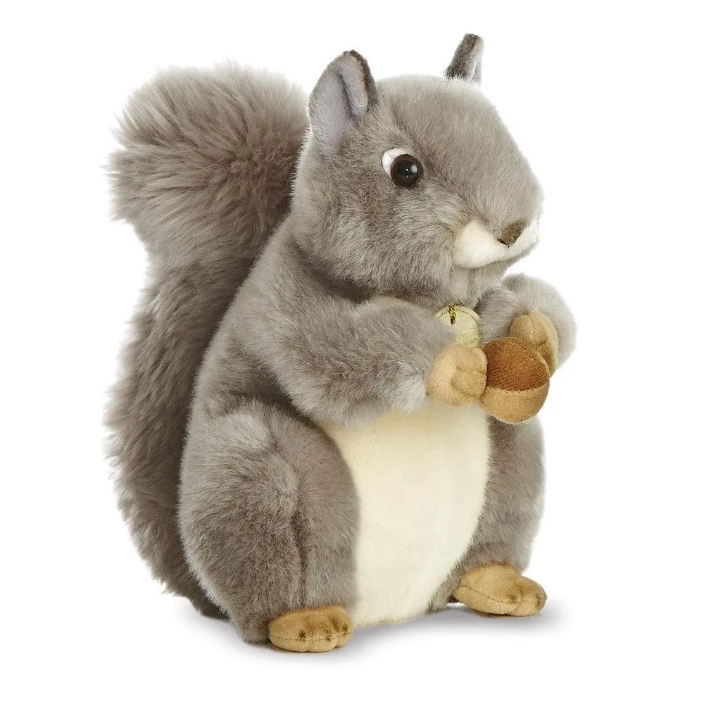 Family Heirloom AURORA MiYoni Grey Squirrel 10-inch Plush