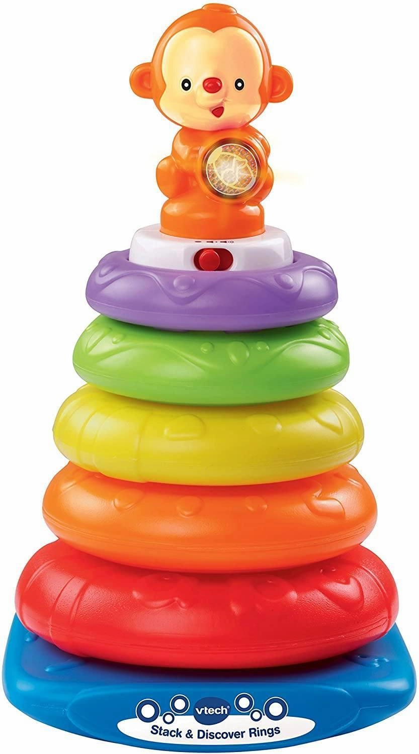 Vtech Baby Stack & Discover Rings Insect Model Nursery Decor