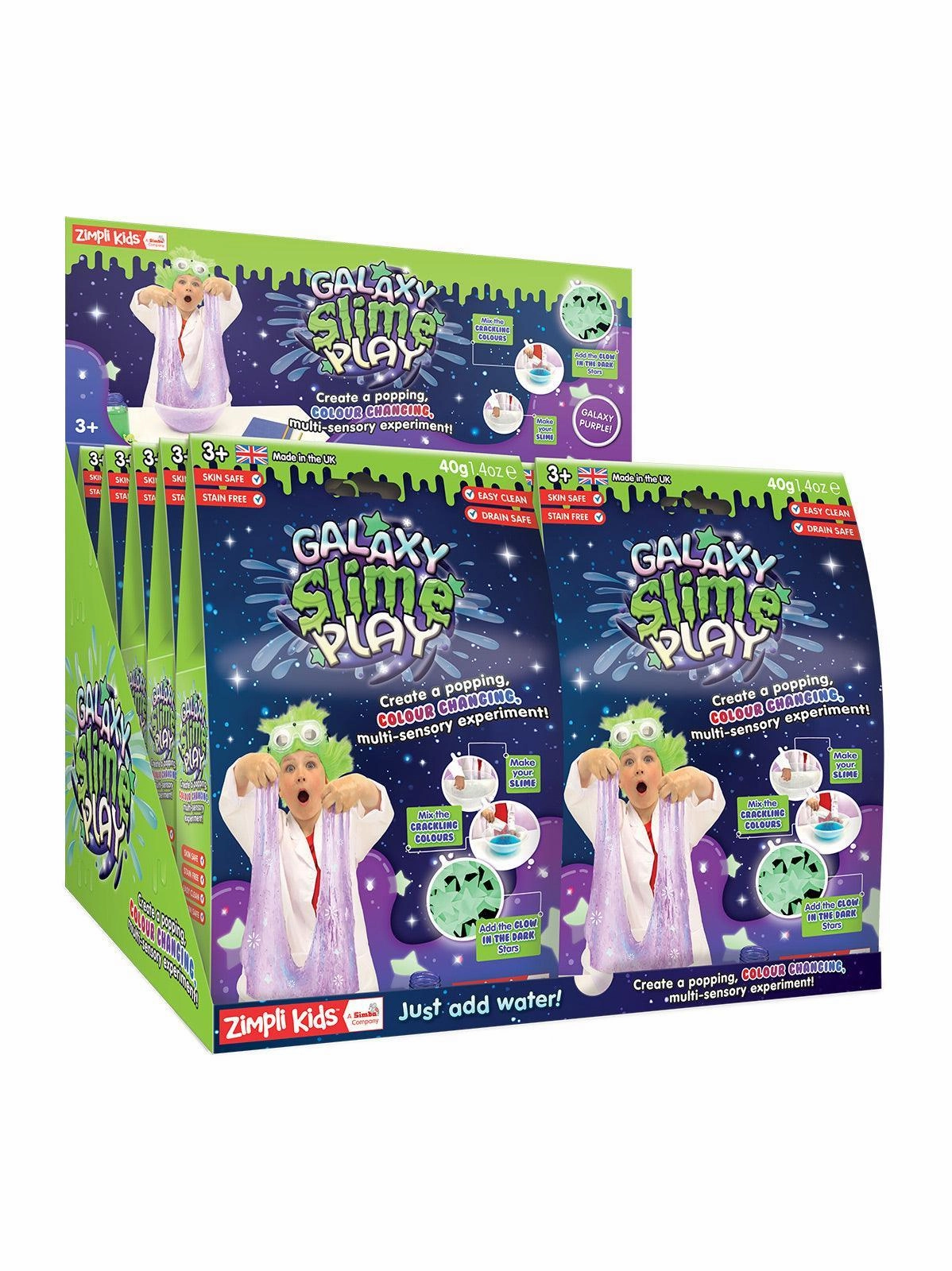 Hero Figure Art Exhibit Zimpli Kids Galaxy Slime Baff - 300g