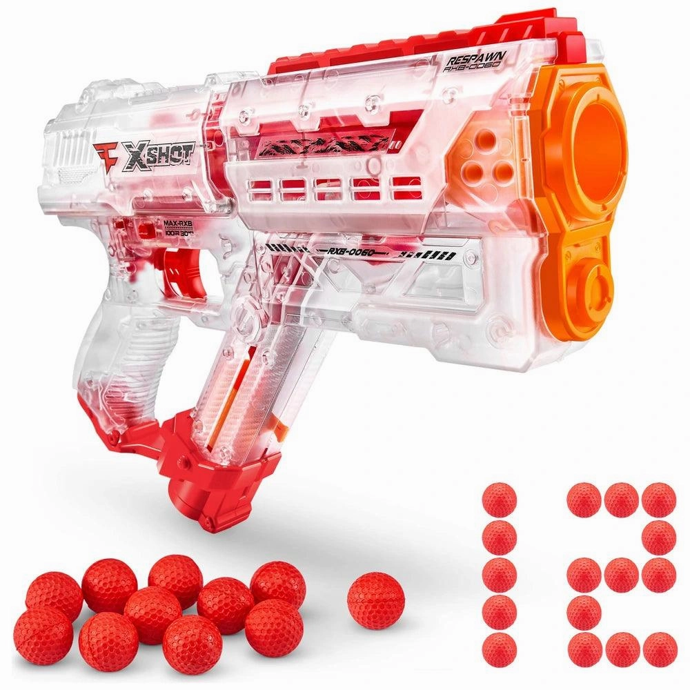 ZURU X-Shot Chaos Faze Respawn with 12 Dart Balls Extinct Creature