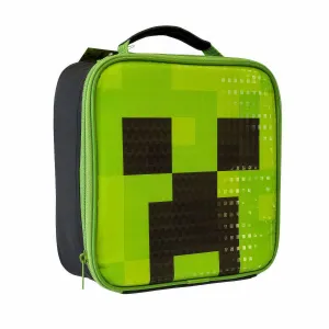 Minecraft Cubic Creeper Lunch Bag Vintage Statue