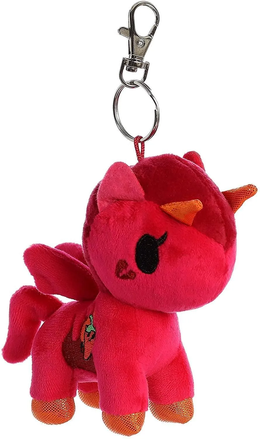 Tokidoki AURORA 60800 Plush Peperoni Red Unicorno Key Clip Variant Paint Viral Sensation