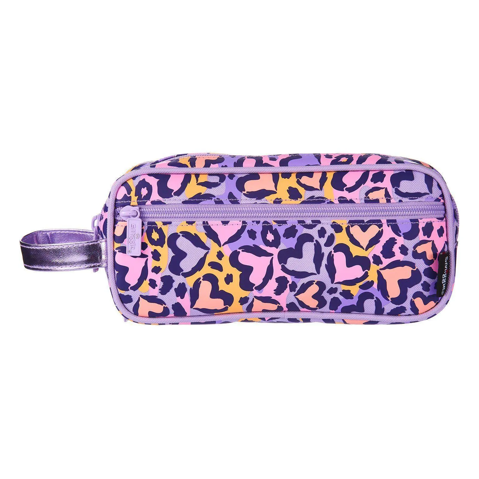 Global Phenomenon Enduring Classic SMIGGLE Flow 3 In 1 Pencil Case - Lilac/Orange