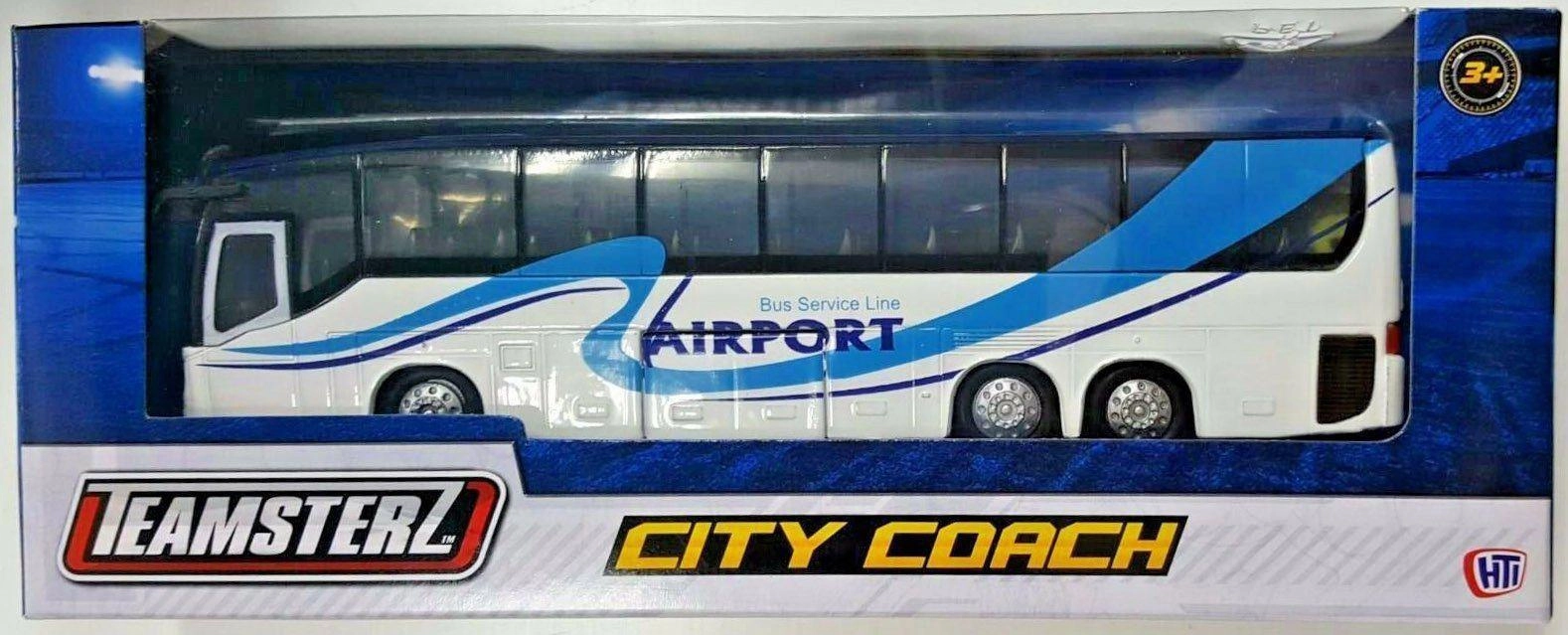 Teamsters Diecast Toy Model Coach City Vehicle Express - Assortment Silver Coated